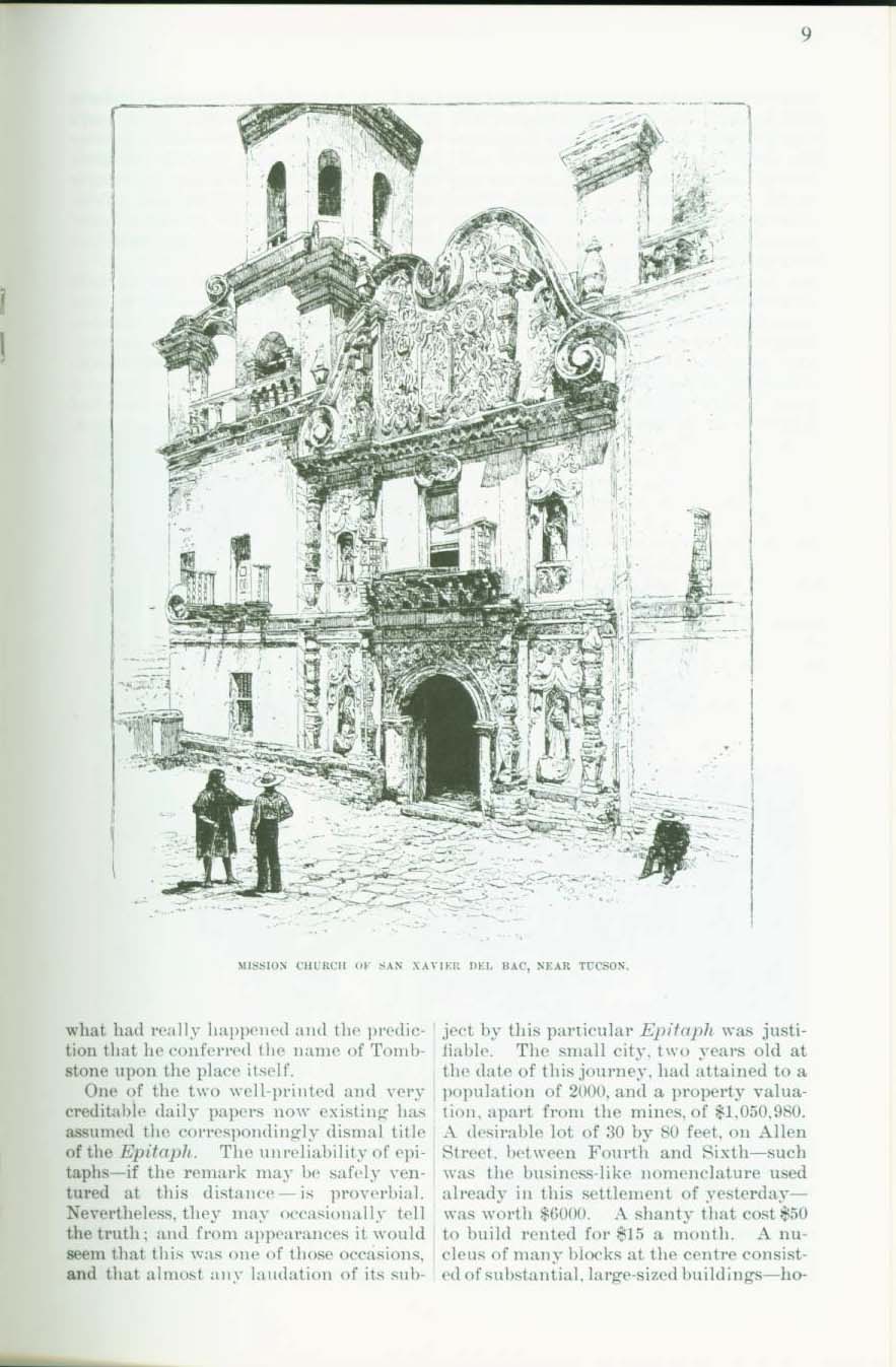 ACROSS ARIZONA IN 1883 including glimpses of Yuma, Tucson, Tombstone. vist0011c